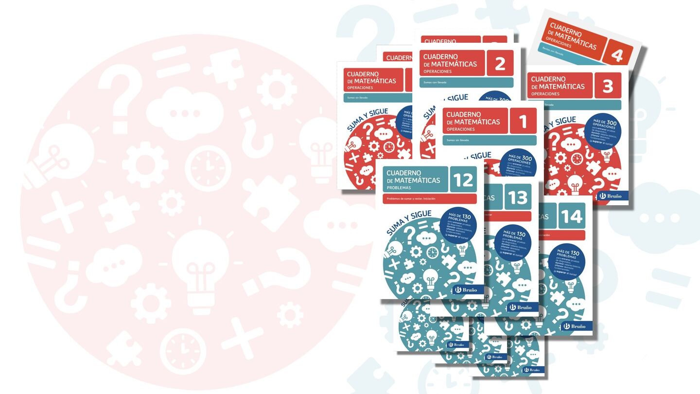 Presentamos Suma y Sigue, cuadernos de matem&aacute;ticas para Primaria
