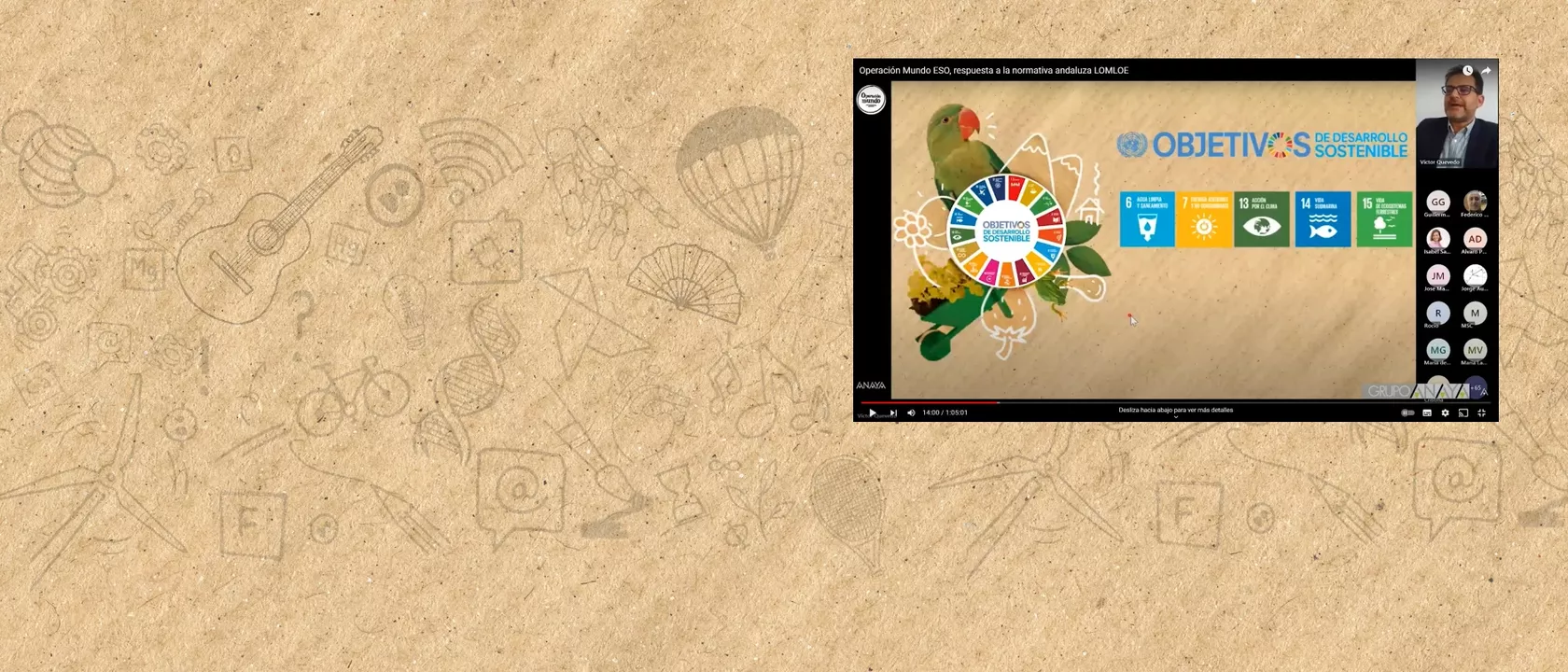 Webinar Operación Mundo ESO, respuesta a la normativa andaluza LOMLOE