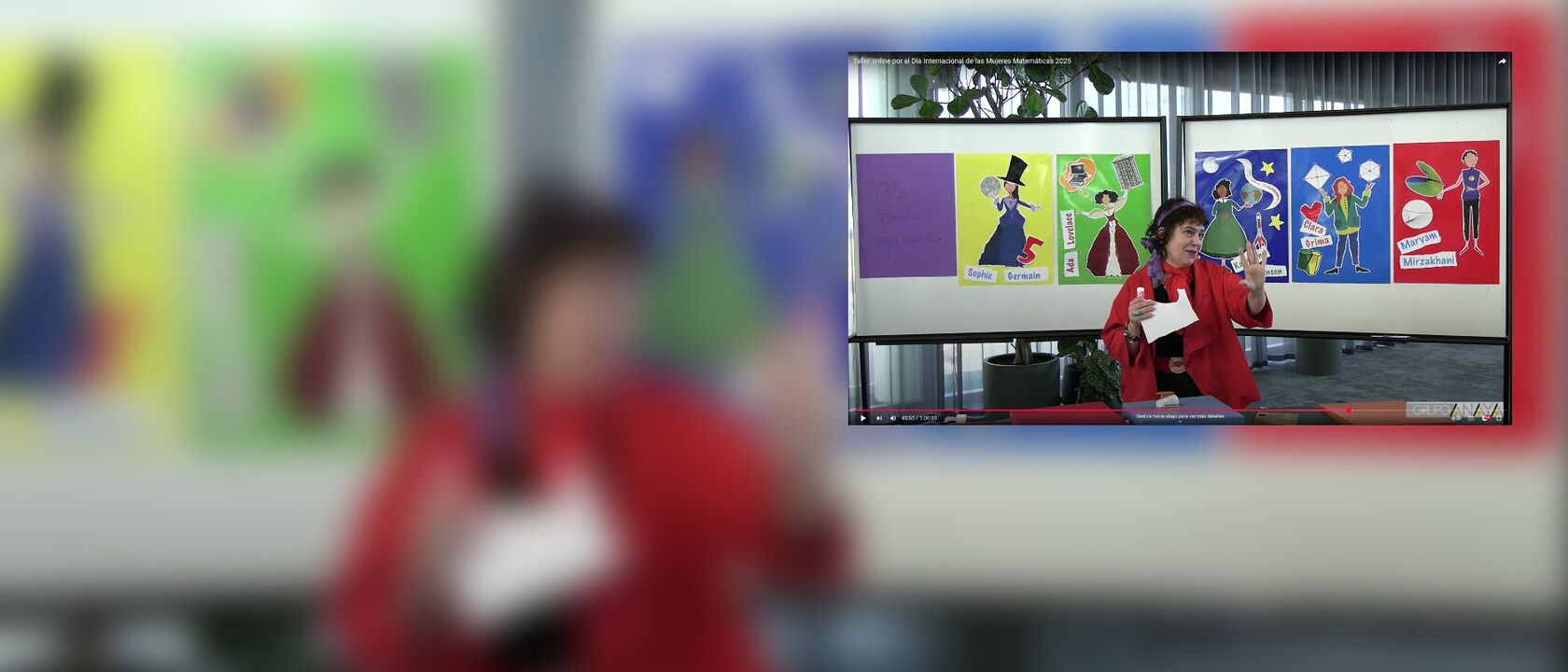 Día Mujeres Matemáticas 2025 actividad video