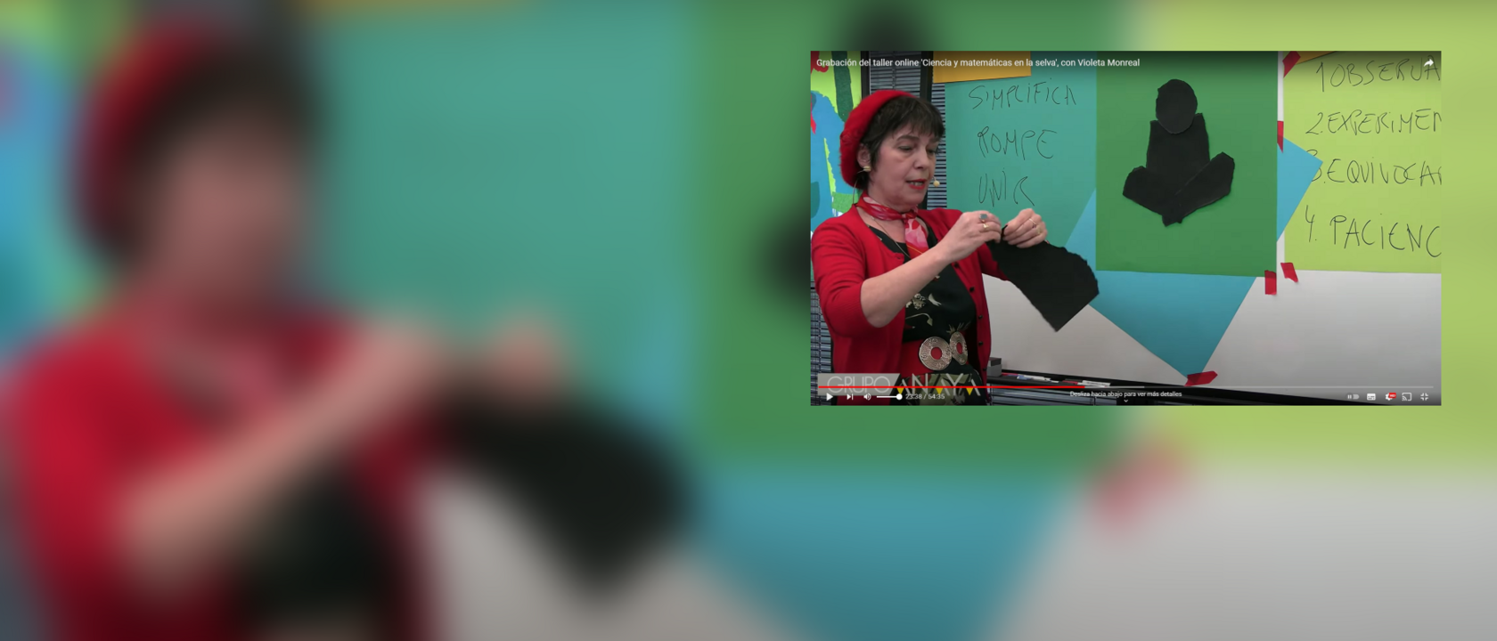 V&iacute;deo Taller Ciencia en la Selva - Violeta Monreal