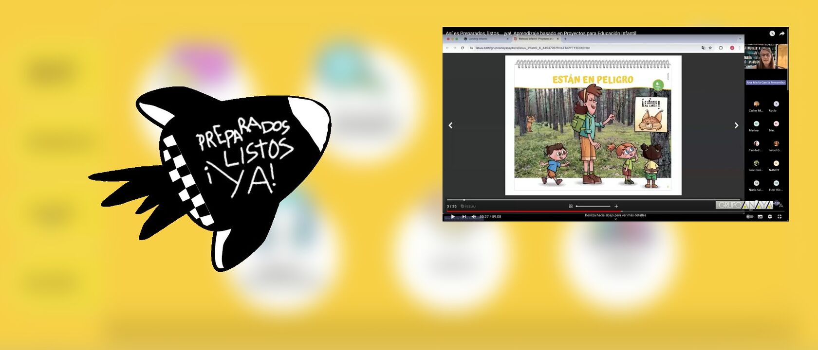 Preparados, listos... ¡ya! Proyectos para Educación Infantil webinar Preparados, listos... ¡ya! Proyectos para Educación Infantil webinar