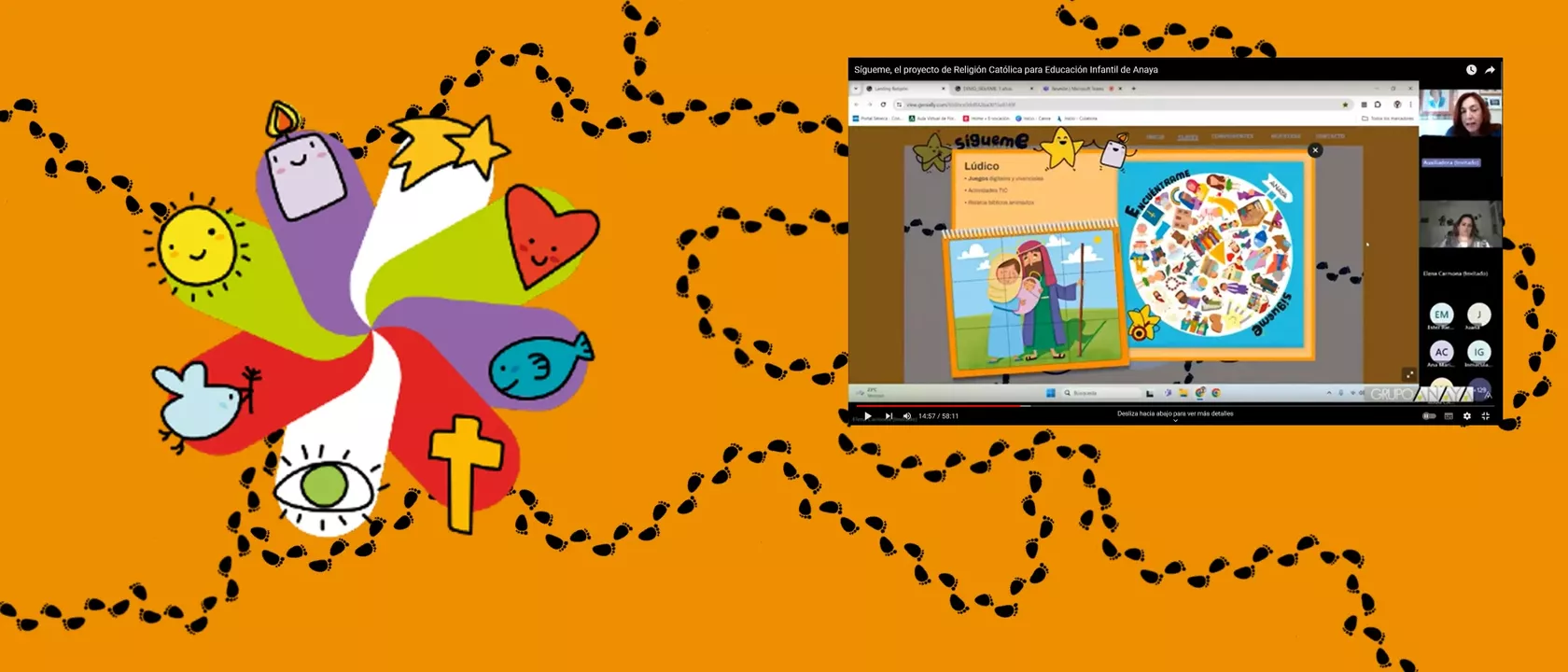webinar Sígueme, Religión Católica para Infantil